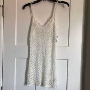 NWT Free People White Lace Tank